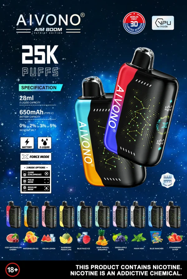 AIVONO AIM BOOM 25000 Puffs 151 skaliert