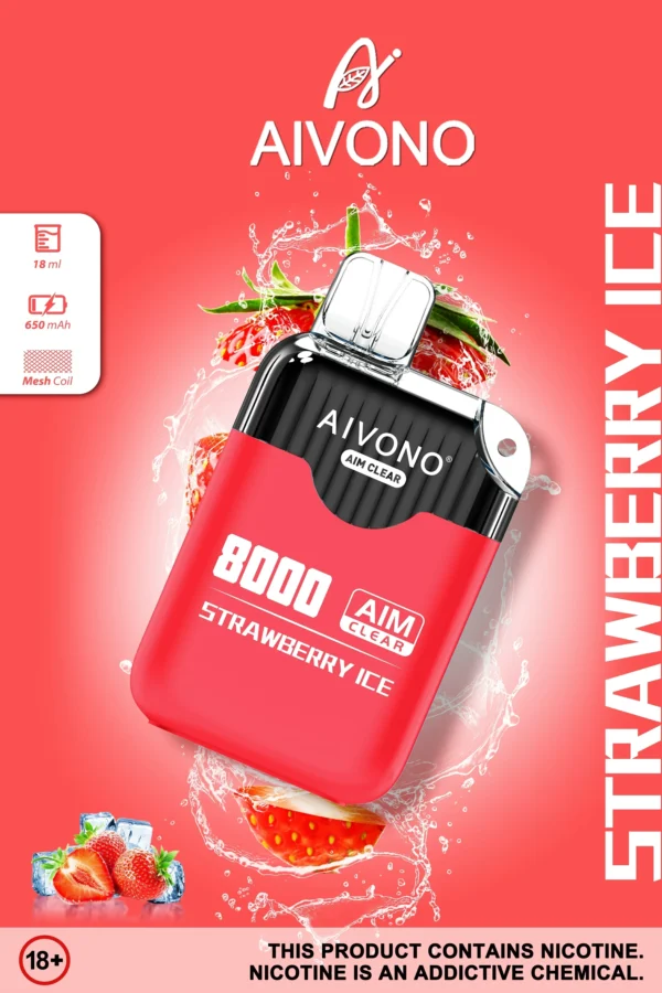 AIVONO AIM CLEAR 8000 Rookwolken 144 geschaald