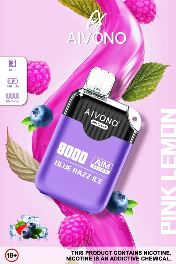 AIVONO AIM CLEAR 8000 Rookwolken 24 geschaald