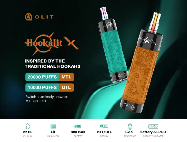HOOKALIT X 20000 Puffar 1 skalad