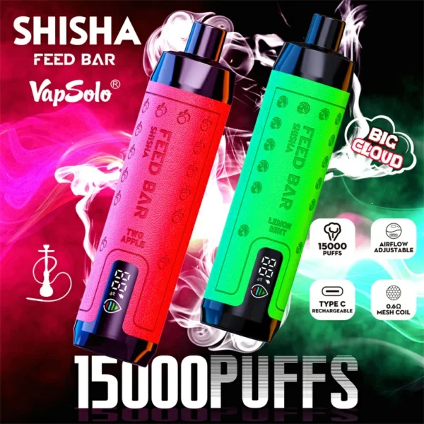 Vapsolo shisha 15000 puflar 12
