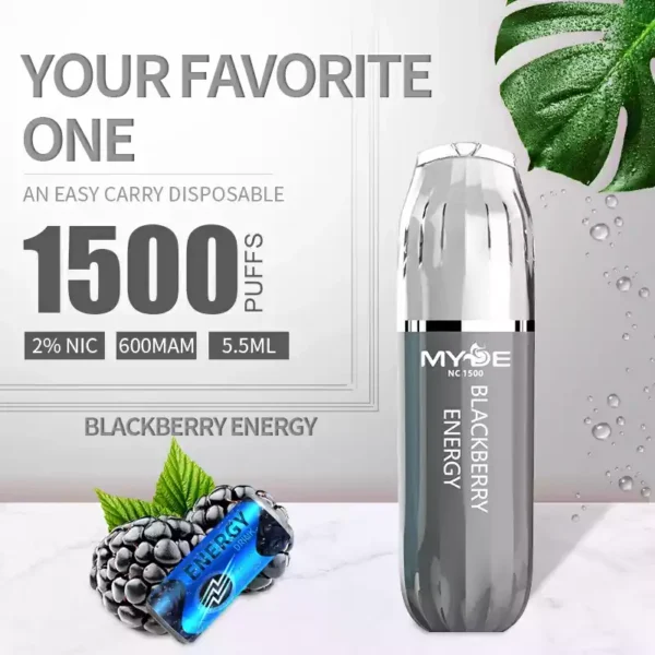 La nicotina 600mAh 1500 de MYDE NC1500 2 sopla la pluma disponible al por mayor original del ODM Vape del OEM 7 2