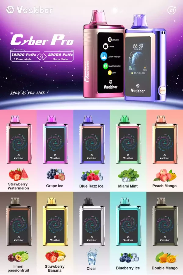Vookbar Cyber Pro 30000 Puffs Wholesale Original Fact 2
